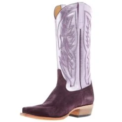 Macie Bean Women's Cosmic Cowgirl 13 In Pink Metallic Top Cowgirl Boot