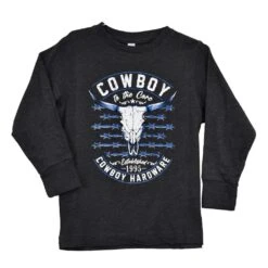 Cowboy Hardware Boys To The Core L/S Tee Vintage Smoke