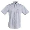 Wrangler Men's Geo Print Short Sleeve Button Down -Cinc Clothing Shop 164767 default l