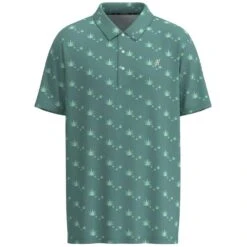 Hooey Men's Teal Printed Polo Shirt