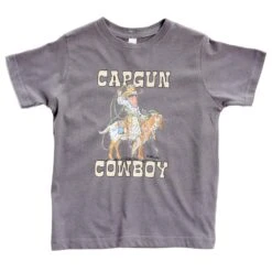 The Whole Herd Boy's Cap Gun Cowboy Tee Shirt