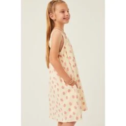 Hayden Girl's Strawberry Print Dress