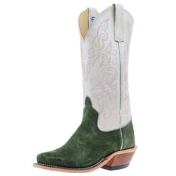 Anderson Bean Womens AB Seaweed Flannel 13 Shell Luster Top Boot