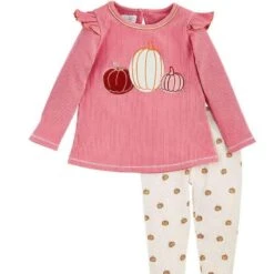 Mud Pie Infant Pumpkin Tunic/Legging Set