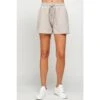 See And Be Seen N Womens Oatmeal Textured Shorts -Cinc Clothing Shop 165480 default l