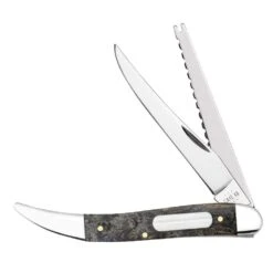 Case Gray Birdseye Maple - Smooth Fishing Knife