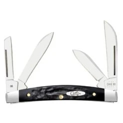 Case Jigged Rough Black Synthetic - Small Congress