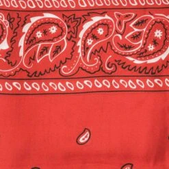 Wyoming Traders Bandana Silk Wild Rag Scarf - Red