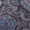Wyoming Traders Paisley Silk Wild Rag Scarf - Blue/Silver -Cinc Clothing Shop 1832 default l