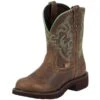 Justin Boot Company Women's Gemma Tan Jaguar Cowgirl Boots -Cinc Clothing Shop 19669 default l