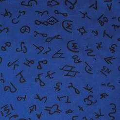 Wyoming Traders Branded Silk Wild Rag Western Cowboy Scarf - Royal