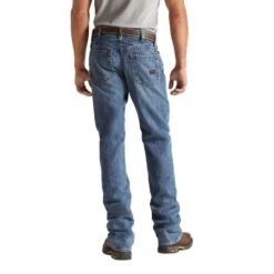 Ariat Men's FR M4 Basic Relaxed Fit Boot Cut Workwear Jean
