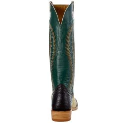 Hondo Enterprises Inc Men's Honey Roughout Shoulder 16in. Emerald Green Stove Top Boot -Cinc Clothing Shop 2138 4