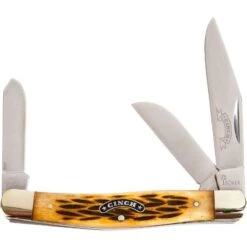 4in Cinch Jigged Bone Stockman Knife