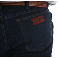 Wrangler Men's 20X Original Fit Stone Dark Jeans -Cinc Clothing Shop 22MWXSN pocket