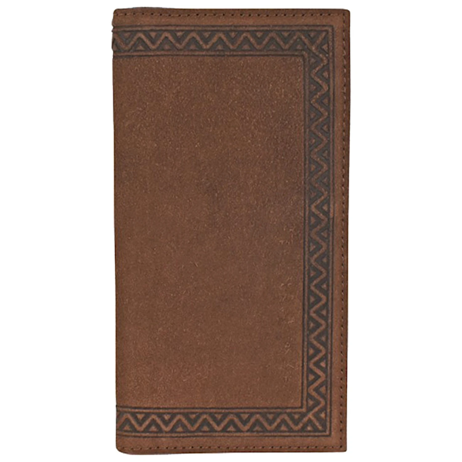 Justin Mens Rodeo Wallet Roughout Leather 4 Justin Mens Rodeo Wallet Roughout Leather - Image 2