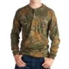 Rasco Fr Men's Camo Long Sleeve Flame Resistant FR Henley T-Shirt -Cinc Clothing Shop 25691 default l