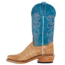 Olathe Boot Company Men`s Ride Ready Tan Washed Shoulder 13in Aqua Buffamonte Top KS Toe Boot -Cinc Clothing Shop 257079 3