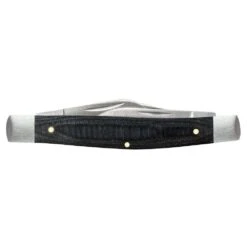 Case Smooth Black Micarta - Medium Stockman -Cinc Clothing Shop 27818 C SP Knife 320 10344 SS MediumStockman PT02
