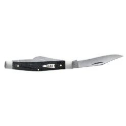 Case Smooth Black Micarta - Medium Stockman -Cinc Clothing Shop 27818 C SP Knife 320 10344 SS MediumStockman PT03