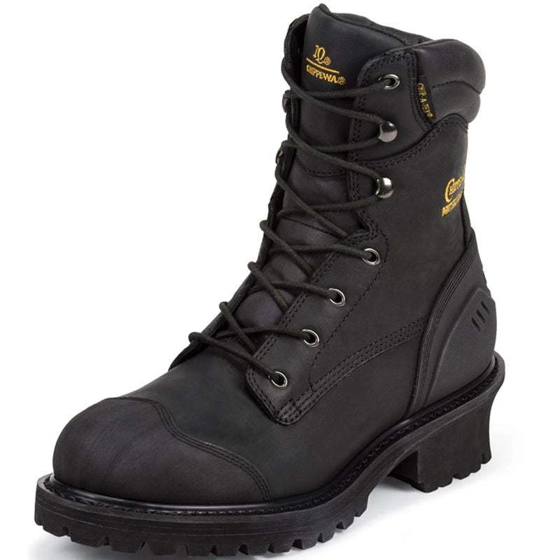 Chippewa Footwear Men's Black Oiled Waterproof Insulated Composition Rubber Toe Boot 3 Chippewa Footwear Men's Black Oiled Waterproof Insulated Composition Rubber Toe Boot