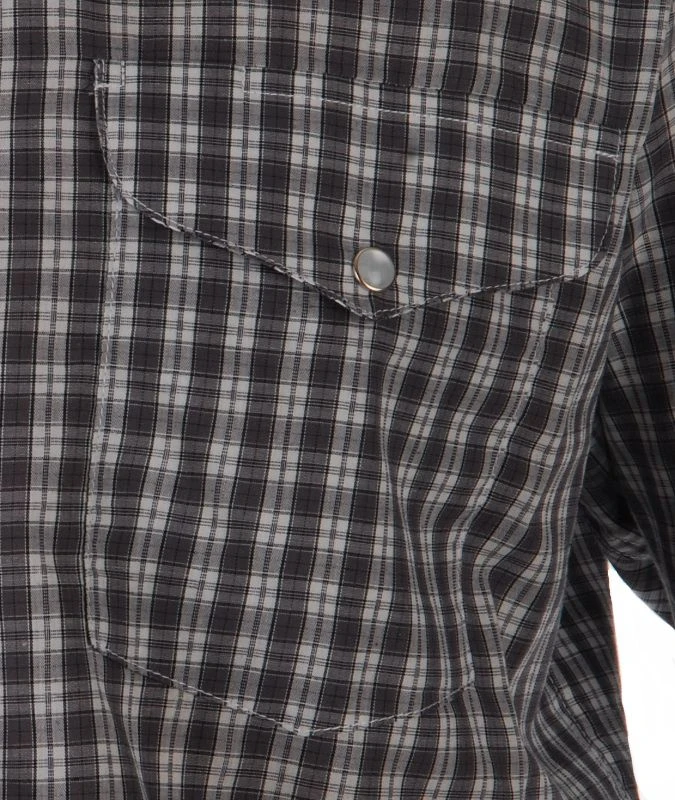 Panhandle Men's Plaid Snap Shirt 5 Panhandle Men's Plaid Snap Shirt - Image 3