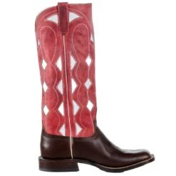 Anderson Bean Men`s Choc Horsebutt 15in Rockin Red Bison Top Boot -Cinc Clothing Shop 3178M 05