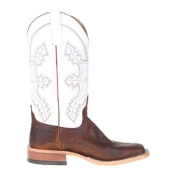 Anderson Bean Men's Anderson Bean Saddle Elk Butt 13in. White Glove Top Square Toe Cowboy Boot -Cinc Clothing Shop 321280 4