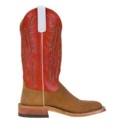 Anderson Bean Men's Anderson Bean Cognac Roughout 13in. Orange Goat Top Square Toe -Cinc Clothing Shop 321568 3