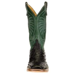 Rios Of Mercedes Men's Anderson Bean Ride Ready Black Full Quill Ostrich 13in. Jade Navajo Top Cowboy Boot 8 Rios Of Mercedes Men's Anderson Bean Ride Ready Black Full Quill Ostrich 13in. Jade Navajo Top Cowboy Boot -Cinc Clothing Shop 323500 1