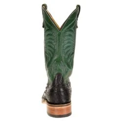 Rios Of Mercedes Men's Anderson Bean Ride Ready Black Full Quill Ostrich 13in. Jade Navajo Top Cowboy Boot 10 Rios Of Mercedes Men's Anderson Bean Ride Ready Black Full Quill Ostrich 13in. Jade Navajo Top Cowboy Boot -Cinc Clothing Shop 323500 3