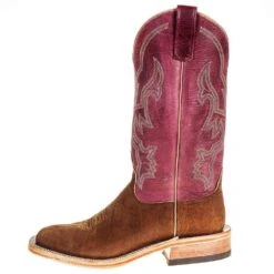 Anderson Bean Men's Ride Ready Tan Buffed Elephant 13in. Violet Navajo Bison Top Boot -Cinc Clothing Shop 330760 2
