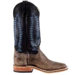 Anderson Bean Men's Ride Ready Natural Boar 13in. Black Mad Dog Goat Top Boot -Cinc Clothing Shop 330765 5