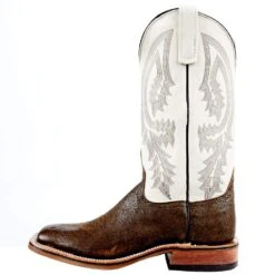 Anderson Bean Men's Ride Ready Antique Saddle Smooth Ostrich 13in. Lucious Bone Top Boot -Cinc Clothing Shop 330766 3