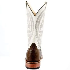 Anderson Bean Men's Ride Ready Antique Saddle Smooth Ostrich 13in. Lucious Bone Top Boot -Cinc Clothing Shop 330766 4