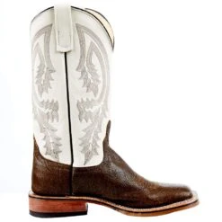 Anderson Bean Men's Ride Ready Antique Saddle Smooth Ostrich 13in. Lucious Bone Top Boot -Cinc Clothing Shop 330766 5