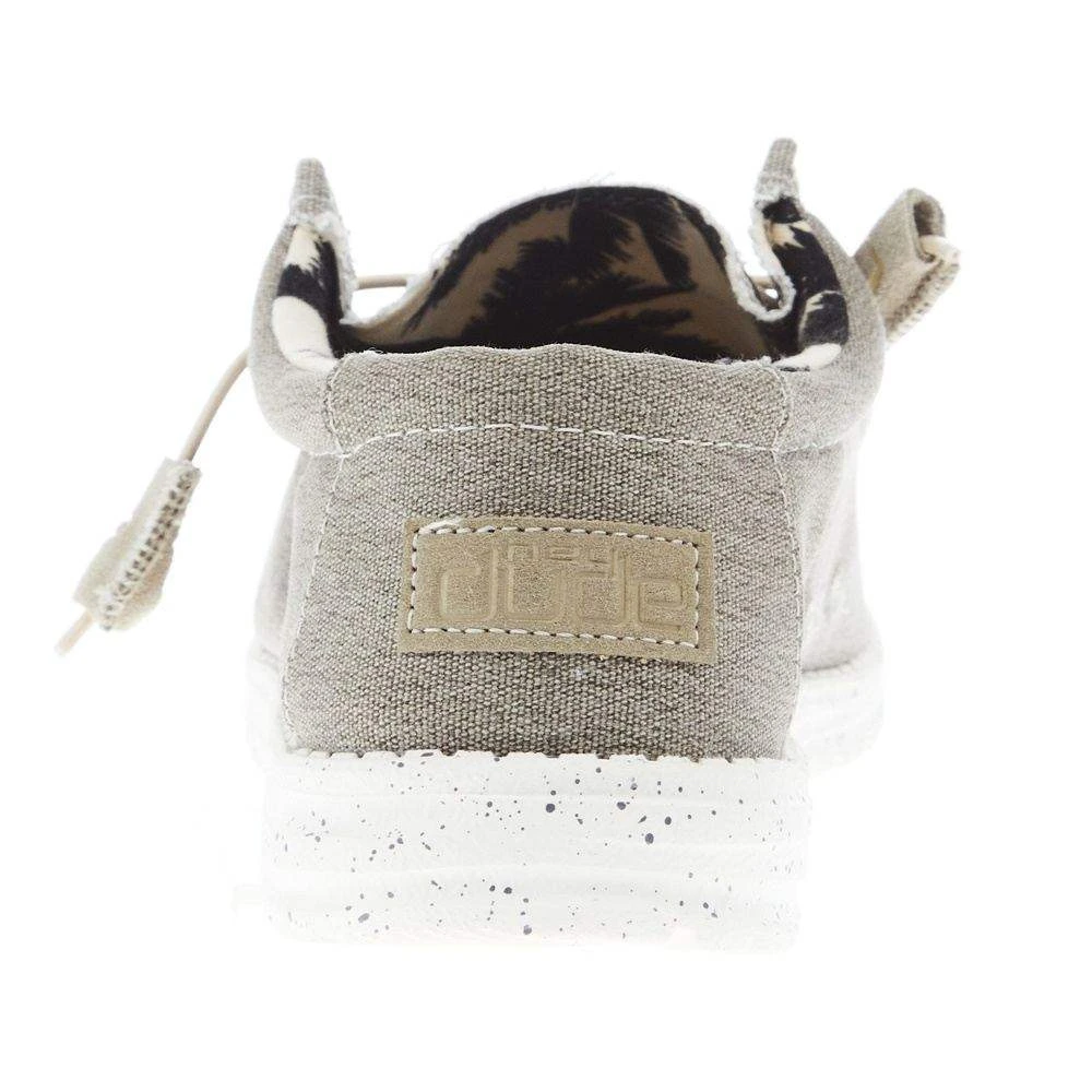 Heydude Men's Hey Dude Wally Stretch Beige Canvas Casual 5 Heydude Men's Hey Dude Wally Stretch Beige Canvas Casual - Image 3