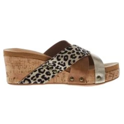 Corkys Footwear Women's Corky Amuse Leopard Wedge -Cinc Clothing Shop 41 0112 LEOP Q 05