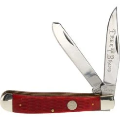 Boker Jigged Red Bone Trapper Pocket Knife