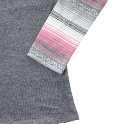 Cowgirl Hardware Girls Pink And Grey Long Sleeve Hoody -Cinc Clothing Shop 415478 043 K 03