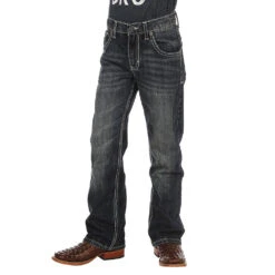 Wrangler Boy's 42 Vintage Boot Jeans -Cinc Clothing Shop 42BWXCL 1