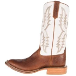 Rios Of Mercedes Men's Rios Of Mercedes Ride Ready Cognac 14in. White Top Cowboy Boot -Cinc Clothing Shop 4919N 2