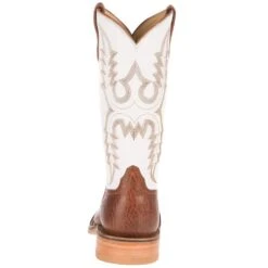 Rios Of Mercedes Men's Rios Of Mercedes Ride Ready Cognac 14in. White Top Cowboy Boot -Cinc Clothing Shop 4919N 3