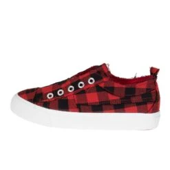 Kids Corkys Red Plaid Casual Shoe -Cinc Clothing Shop 51 0121 RPLD 2