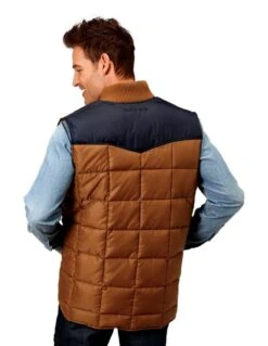 Roper Men's Quilted Vest -Cinc Clothing Shop 51Ef6VVgvQL