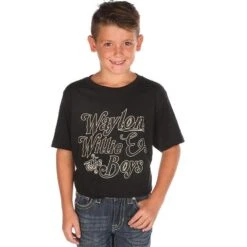 Boy's Ruby's Rubbish Waylon, Willie And The Boys Tee