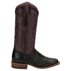 Tony Lama Women's Farron Black Full Quill Boot -Cinc Clothing Shop 7402L 1