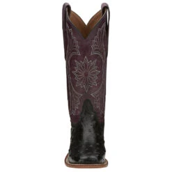 Tony Lama Women's Farron Black Full Quill Boot -Cinc Clothing Shop 7402L 5