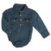 Wrangler Infant & Toddler Long Sleeve Denim Bodysuit