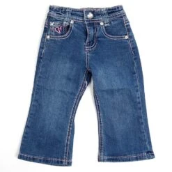 COWBOY HARDWARE Girls Cowgirl Hardware Toddler Jeans -Cinc Clothing Shop 802089 450 4